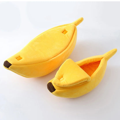 Banana Cat and Dog Bed for Small and Medium Sized Animals