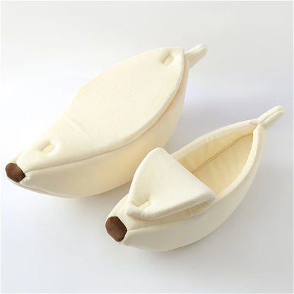 Banana Cat and Dog Bed for Small and Medium Sized Animals