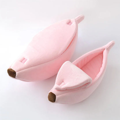 Banana Cat and Dog Bed for Small and Medium Sized Animals